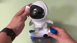 Проектор галактики астронавта, проекторы звездных туманностей с ракетной лампой, светодиодный про...
