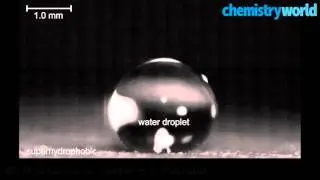 Trampolining droplets raise hopes for ice-shedding surfaces