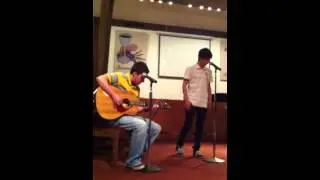 Chris singing 