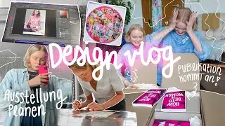 DESIGN VLOG 💥  meine publikation kommt an! ausstellung planen, experimente, plotten &hellip;