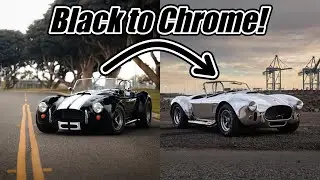 Converting My ac Cobra to Polished Aluminum!!! Craziest thing I have done 🏎💨