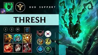 Thresh Support vs Pantheon - KR Grandmaster Patch 26.01
