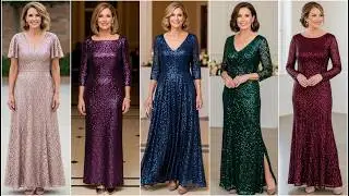 Stunning All Over Sequin Mother of the Bride Gowns: Best Floor Length Dresses 2026 for Modern Moms