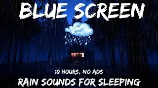🔴 Heavy Rain and Thunder Sounds for Sleeping - Black Screen Rain for Insomnia & Anxiety ⛈️Rainy Calm