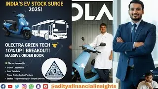 OLECTRA GREENTECH SURGES 10%! | EV Bus Leader on Fire | Technical Breakout & Targets
