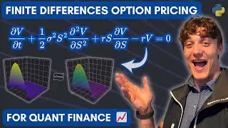 Finite Differences Option Pricing for Quant Finance