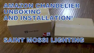 Saint Mossi Modern Crystal Chandelier with 6 Lights from Amazon review! #amazonprime