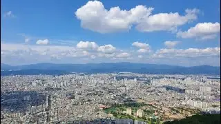 Apsan Observatory Deck - Awesome Place for Hiking Lovers, Daegu South Korea