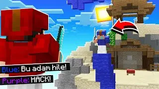 HAHAHA! HERKES HİLE DİYOR! 😂 Minecraft BEDWARS