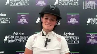 Blenheim European Eventing Championships dressage | Bubby Upton and Its Cooley Time