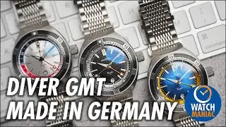 Heinrich Taucher 2 GMT, diver tedesco dal design originale
