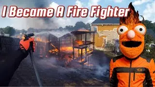 Biker (ME) Becomes A Fire Fighter! House Almost Burns Down! Used twice on A&E Live Rescue!!!