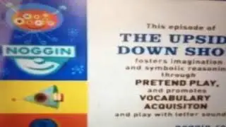 Noggin the upside down show curriculum board