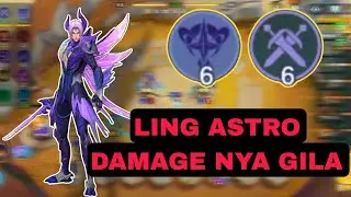 HYPER LING ASTRO COMBO COMMANDER GUIN ❗ DAMAGE NYA SAKIT ❗#mlbbidcreator #magicchess #mobilelegends