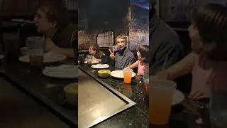 16 Birthday for my oldest!  Shogun Japanese restaurant!