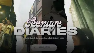 TEENAGE DIARIES 002 ☆ WEEKEND IN MY LIFE ☆ shopping~food date~basketball games~hair~ootd |@kaehalima