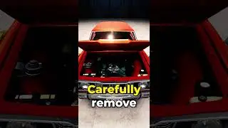 How to Do an Engine Swap in Under 20 Seconds #shorts #cars #beamngdrive