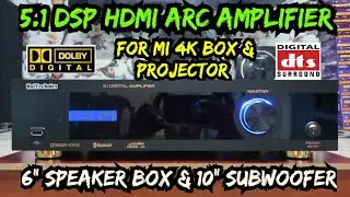 5.1 FULL SET DSP HDMI ARC AMPLIFIER FOR HOME | DOLBY DTS AMPLIFIER