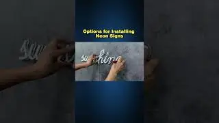 How to install neon sign?