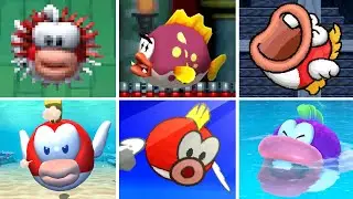 Mario Series - All Cheep Cheep Bosses