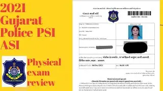 2021 GUJARAT  POLICE  PSI/ASI/LDR  PHYSICAL EXAM REVIEW