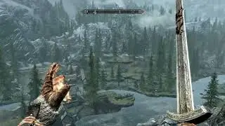Elder Scrolls V: Skyrim (2011) - The Walk Up To Bleak Falls Barrow (4K)