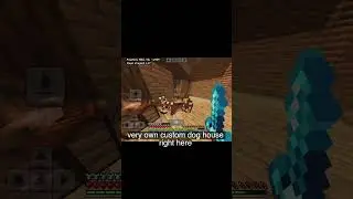 I Will Build a Dog House With Your Name in Minecraft