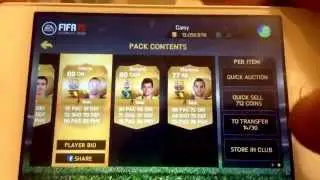 Fifa 15 IOS. 50,000 rare player packs  lots of informs!!!!!!!