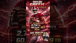 6&rsquo;6 QB WITH WHEELS?! TAYLEN GREEN STOCK UP #drafttalk #jetsnation #nflshorts