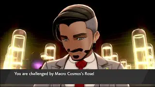 Pokemon Shield - Macro Cosmos's Leader Rose Battle
