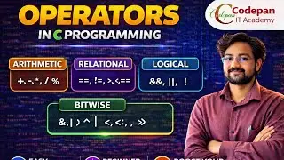 Operators in C Programming Explained | Lecture 1 | Marathi + English | CodePan IT Academy