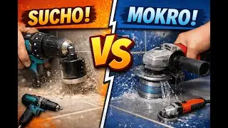 Jak wywiercić otw&oacute;r w gresie? &ndash; na SUCHO i MOKRO | Wkrętarka vs Szlifierka