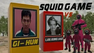 3D Comparison | Squid Game Players in Show vs Real Life