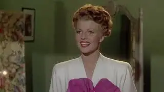 Celestial intervention. | Rita Hayworth, James Gleason & Roland Culver | Down to Earth (1947)