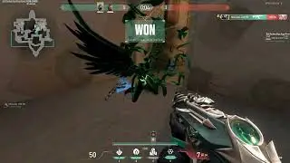 VALORANT - WON WITH FORSAKEN VANDAL FINISHER ANIMATION - JETT ULTIMATE VS VIPER -- BIND