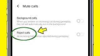 Reject calls | What is the meaning of reject calls