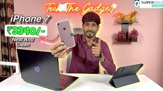 Unboxing iphone 7 128gb in 2025 ₹3340 😱🔥| Refurbished iphone | Grade C- | Cashify Supersale | Review