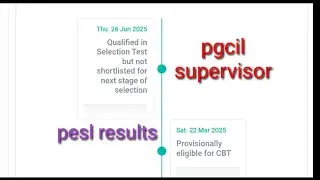 PGCIL DT/ SUPERVISOR RESULTS declared now' check login section #pgcilrecruitment2024#pgcil #pgcil_ok