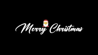 Merry Christmas Black Screen Status🎅|Merry Christmas Whatsapp Status🎄|Christmas Song Status🎁