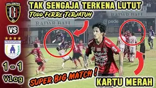 Duel Panas 3 Kartu Merah! Goal Bachdim! Todd Ferre Terkena Lutut, Bali United vs Persipura 1-1