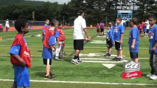 Justin Tuck Pro Camps Worldwide Presented by Old Spice - Class Act Sports Exclusive Coverage