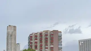 Red Alert weather in Benidorm