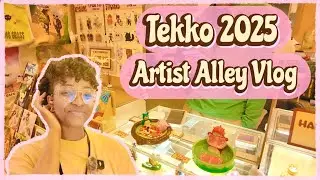 Tekko 2025 Artist Alley Vlog | This lighting is not it 😪