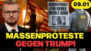 Proteste in den USA gegen ICE: Trump steckt richtig in der Klemme! Ausnahmezustand in Minneapolis!