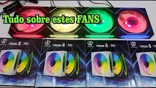 FAN PRISM 4PRO ICE WHALE, reviews, testes e efeitos ARGB