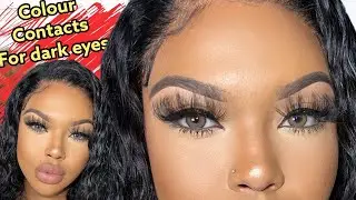 Affordable Coloured contacts For Dark Eyes