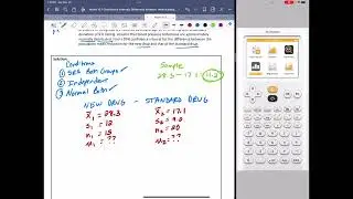 Notes 10.1 Confidence Intervals for the Difference Between Two Means:  Independent Samples