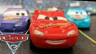 ディズニー ピクサー カーズ3 オープニングレースシーン ストップモーション コマ撮り
