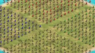 Age of Empires 2 DE: Monk Island - 4 teams version