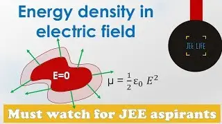 Energy density electric field | Electric field energy density | Energy density in electric field